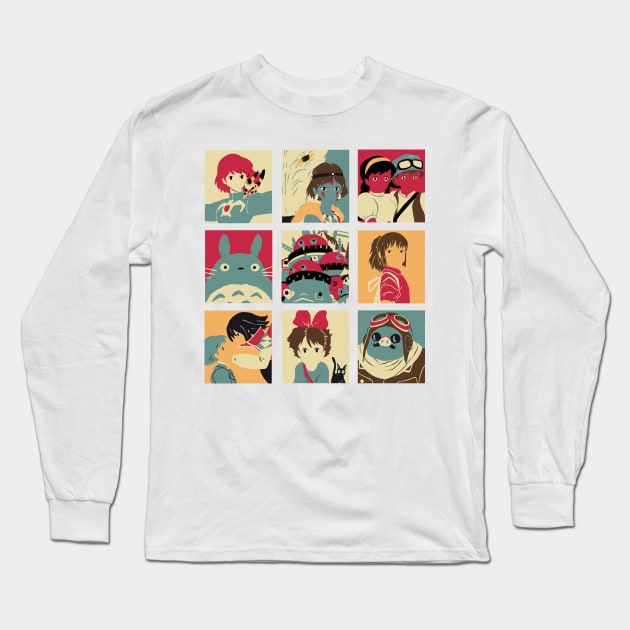 Japan Pop Long Sleeve T-Shirt by Edwoody